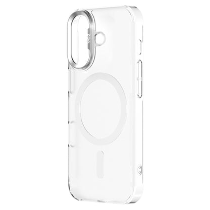 For iPhone 16 ZGA Magsafe Clear PC Tempered Glass Phone Case(Frosted White) - iPhone 16 Cases by ZGA | Online Shopping UK | buy2fix