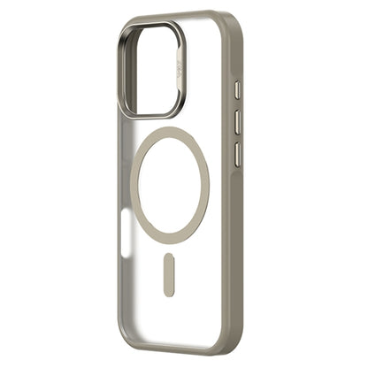 For iPhone 16 Pro Max ZGA Magsafe Frosted PC Hybrid TPU Phone Case(Grey) - iPhone 16 Pro Max Cases by ZGA | Online Shopping UK | buy2fix