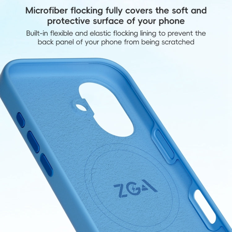 For iPhone 16 Pro ZGA Colorful Liquid Silicone Magsafe Phone Case(Gold) - iPhone 16 Pro Cases by ZGA | Online Shopping UK | buy2fix