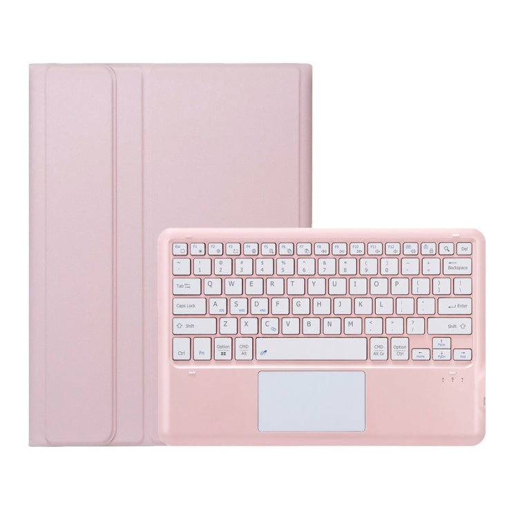 For Huawei MatePad Air 12 2024 Ultra-thin Detachable Bluetooth Keyboard Leather Tablet Case with Touchpad(Pink White) - Huawei Keyboard by buy2fix | Online Shopping UK | buy2fix