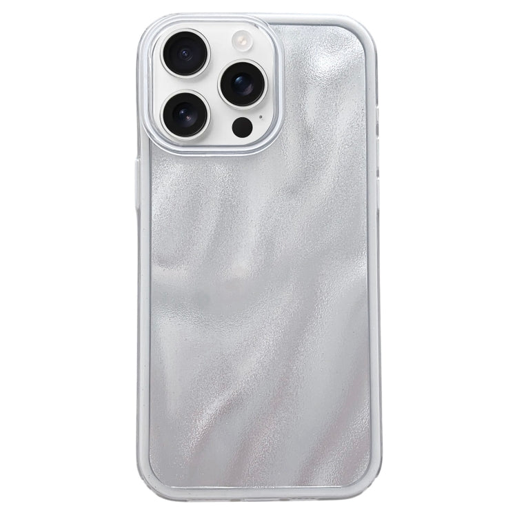 For iPhone 16 Pro Max Quicksand Texture Glitter TPU Hybrid PC Phone Case(White) - iPhone 16 Pro Max Cases by buy2fix | Online Shopping UK | buy2fix