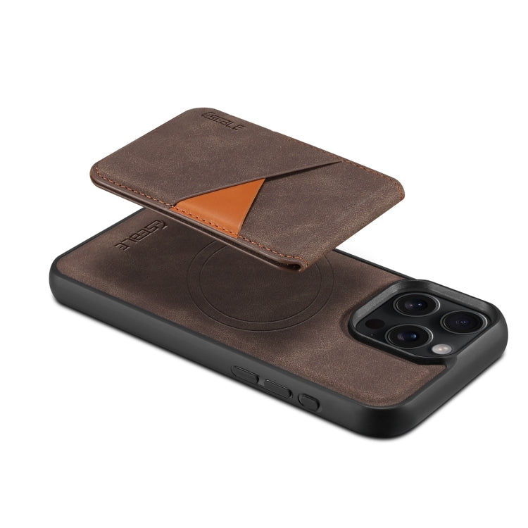 For iPhone 16 Pro ESEBLE E2 Retro Texture Card Slots MagSafe RFID Leather Case(Coffee) - iPhone 16 Pro Cases by ESEBLE | Online Shopping UK | buy2fix