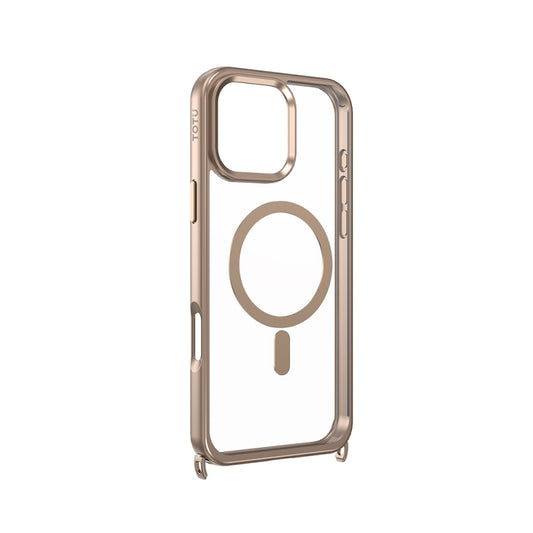 For iPhone 16 Pro TOTU PC-27 MagSafe Magnetic Hidden Metal Buckle Phone Case(Gold) - iPhone 16 Pro Cases by TOTUDESIGN | Online Shopping UK | buy2fix