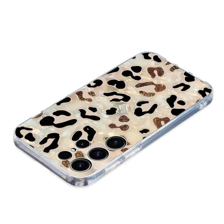 For Samsung Galaxy S25 Ultra 5G Colorful Painting Pattern TPU Phone Case(Leopard) - Galaxy S25 Ultra 5G Cases by buy2fix | Online Shopping UK | buy2fix