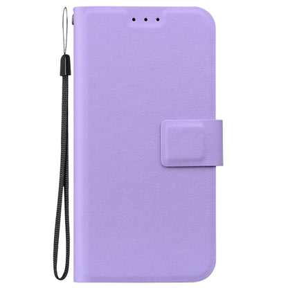 For OnePlus 13 Ultra-thin Voltage Magnetic Buckle Leather Phone Case(Purple) - OnePlus Cases by buy2fix | Online Shopping UK | buy2fix