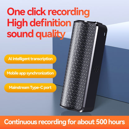 Q70A Magnetic Noise Reduction Voice Recording Pen Support APP Control, Memory:64GB(Black) - Recording Pen by buy2fix | Online Shopping UK | buy2fix