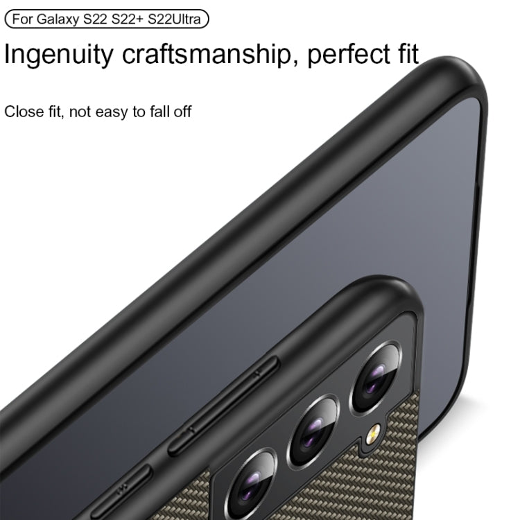 For Samsung Galaxy S25+ 5G Carbon Fiber Texture Printing Phone Case(Gold) - Galaxy S25+ 5G Cases by buy2fix | Online Shopping UK | buy2fix