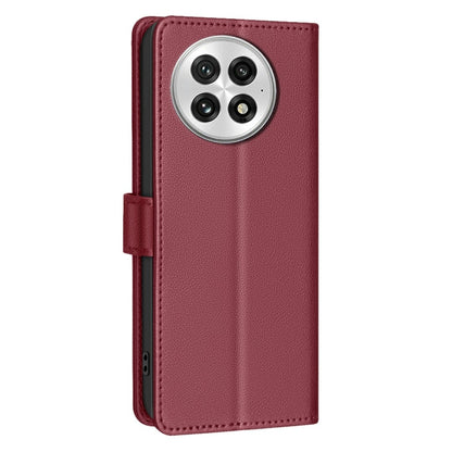 For OnePlus 13 Litchi Texture RFID Anti-theft Leather Phone Case(Red) - OnePlus Cases by buy2fix | Online Shopping UK | buy2fix