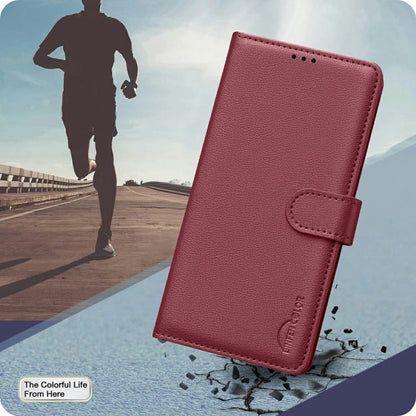 For OnePlus 13 Litchi Texture RFID Anti-theft Leather Phone Case(Red) - OnePlus Cases by buy2fix | Online Shopping UK | buy2fix