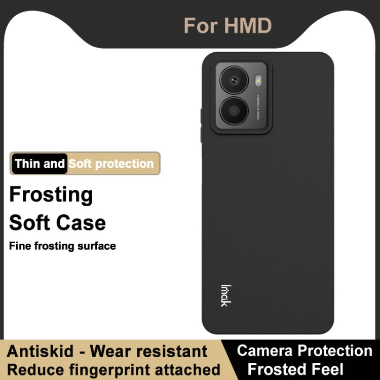 For HMD Fusion 5G IMAK UC-3 Series Shockproof Frosted TPU Phone Case(Black) - More Brand by imak | Online Shopping UK | buy2fix