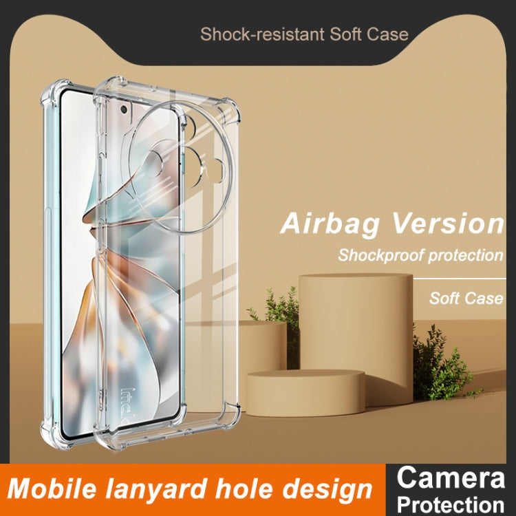 For ZTE Nubia Z60S Pro 5G imak Shockproof Airbag TPU Phone Case(Transparent) - ZTE Cases by imak | Online Shopping UK | buy2fix