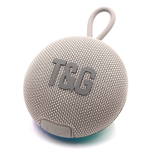 T&G TG-422 TWS Outdoor IPX6 Portable Wireless Bluetooth Speaker with RGB Light(Grey) - Mini Speaker by T&G | Online Shopping UK | buy2fix