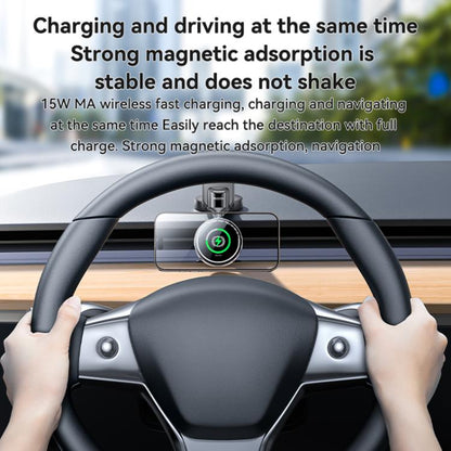 Yesido C316 15W Magsafe Magnetic Car Wireless Charger(Black) - Wireless Charger Holders by buy2fix | Online Shopping UK | buy2fix