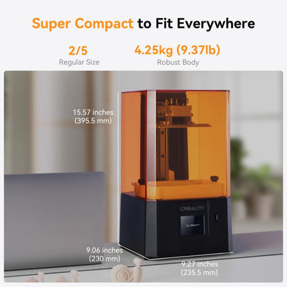 CREALITY HALOT R6 6.08 inch LCD Resin DIY 3D Printer, Print Size : 130.56 x 82.62 x 160mm, AU Plug - 3D Printer by Creality | Online Shopping UK | buy2fix