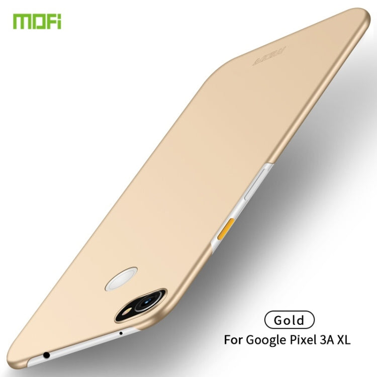 MOFI Frosted PC Ultra-thin Hard Case for Google Pixel 3A XL(Gold) - Google Cases by MOFI | Online Shopping UK | buy2fix