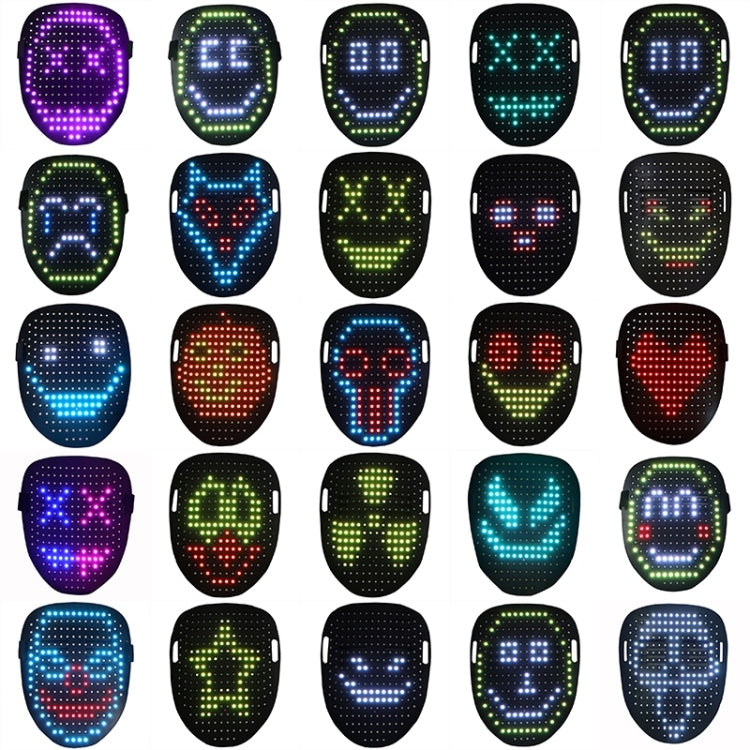 Halloween Festival Party Gesture Sensing LED Luminescence Mask - Halloween Masks by buy2fix | Online Shopping UK | buy2fix