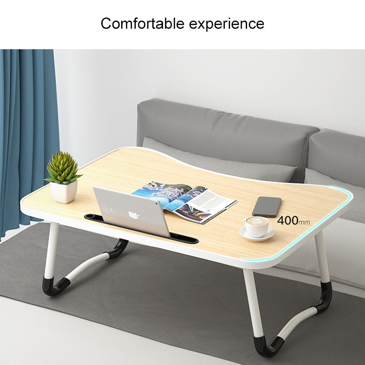 W-shaped Non-slip Legs Adjustable Folding Portable Laptop Desk without Card Slot(Black) - Laptop Stand by buy2fix | Online Shopping UK | buy2fix