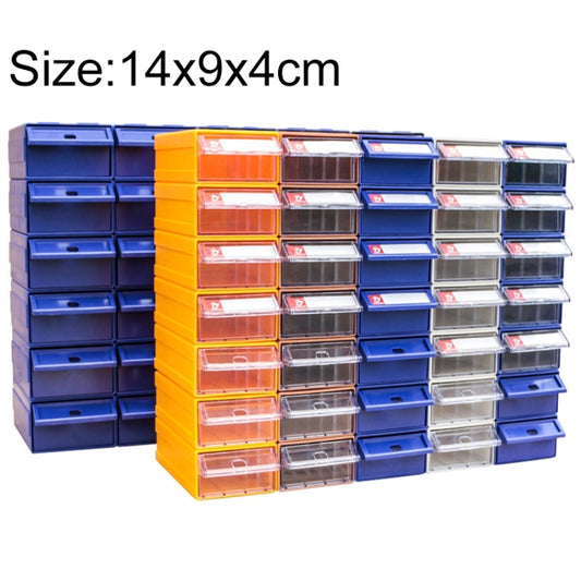 Thickened Combined Plastic Parts Cabinet Drawer Type Component Box Building Block Material Box Hardware Box, Random Color Delivery, Size: 14cm x 9cm x 4cm - Storage Bags & Boxes by buy2fix | Online Shopping UK | buy2fix