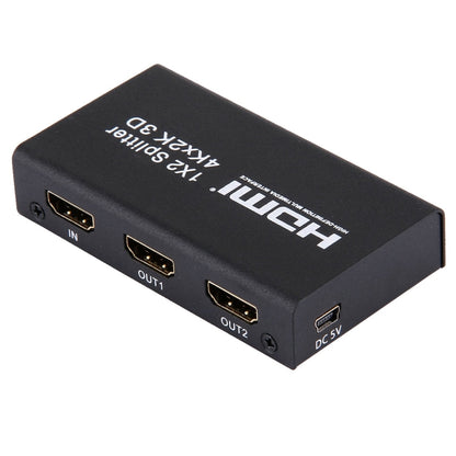 Mini HDMI 1x2 2160P Switch Splitter, Support 4Kx2K, 3D - Splitter by buy2fix | Online Shopping UK | buy2fix