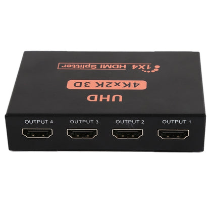 CY10 UHD 4K x 2K 3D 1 x 4 HDMI Splitter (UK Plug) - Splitter by buy2fix | Online Shopping UK | buy2fix