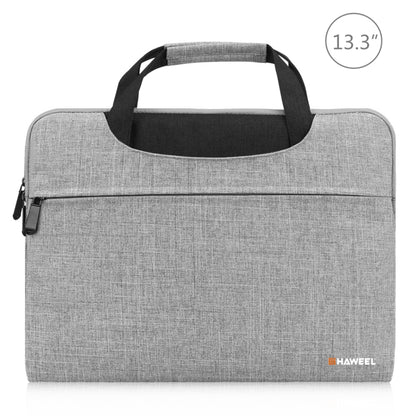 HAWEEL 13.3 inch Laptop Handbag, For Macbook, Samsung, Lenovo, Sony, DELL Alienware, CHUWI, ASUS, HP, 13.3 inch and Below Laptops(Grey) - 13.3 inch by HAWEEL | Online Shopping UK | buy2fix