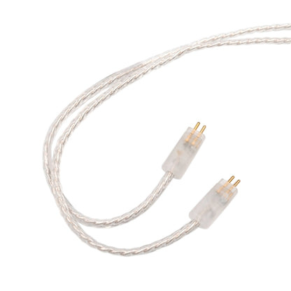 KZ A 8 Pin Oxygen-free Copper Silver Plated Upgrade Cable for KZ ZS3 / ZS4 / ZS5 / ZS6 / ZSA Earphones(White) - Cable & Splitter by KZ | Online Shopping UK | buy2fix