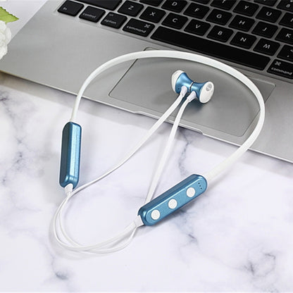 MG-G18 Bluetooth 4.2 Sport Wireless Bluetooth Earphone, Support Card (Baby Blue) - Bluetooth Earphone by buy2fix | Online Shopping UK | buy2fix