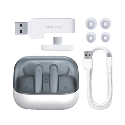 Baseus AeQur Series G10 TWS True Wireless Bluetooth Earphone (White) - TWS Earphone by Baseus | Online Shopping UK | buy2fix