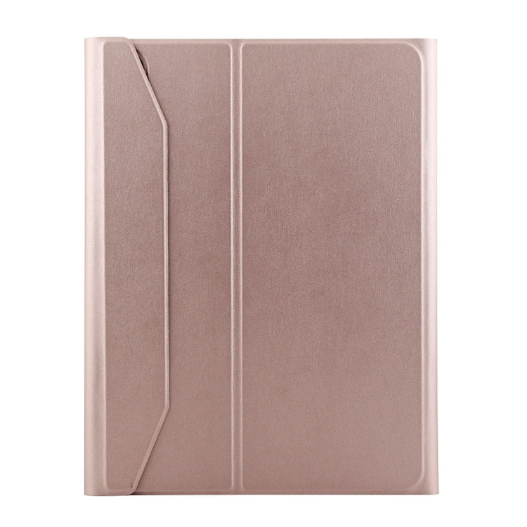 1139B Detachable Bluetooth 3.0 Aluminum Alloy Keyboard + Lambskin Texture Leather Tablet Case for iPad Pro 11 inch (2018), with Three-gear Adjustment / Magnetic / Sleep Function (Pink) - For iPad Pro by buy2fix | Online Shopping UK | buy2fix