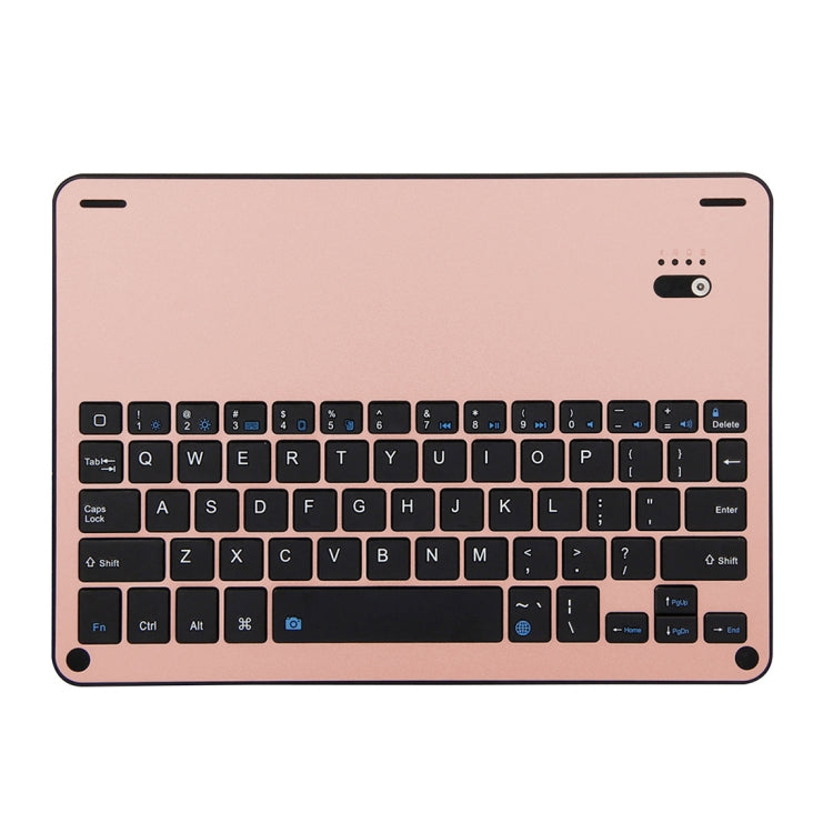 FT-1038B Detachable Bluetooth 3.0 Aluminum Alloy Keyboard + Lambskin Texture Leather Tablet Case for iPad Air / Air 2 / iPad Pro 9.7 inch, with Water Repellent / Three-gear Angle Adjustment / Magnetic / Sleep Function (Pink) - For iPad Pro by buy2fix | Online Shopping UK | buy2fix