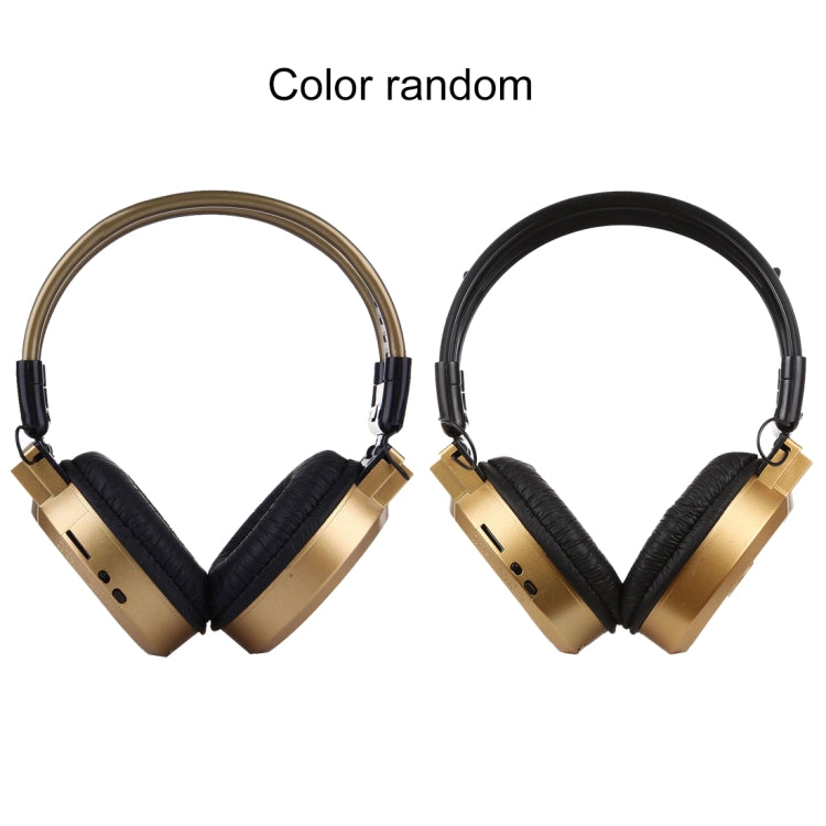 SH-S1 Folding Stereo HiFi Wireless Sports Headphone Headset with LCD Screen to Display Track Information & SD / TF Card, For Smart Phones & iPad & Laptop & Notebook & MP3 or Other Audio Devices(Gold) - Headset & Headphone by buy2fix | Online Shopping UK | buy2fix