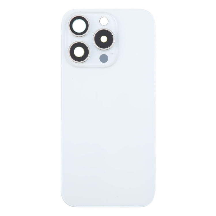 For iPhone 16 Pro Max Original Glass Battery Back Cover with Camera Lens Cover + MagSafe Magnet(White) -  by buy2fix | Online Shopping UK | buy2fix