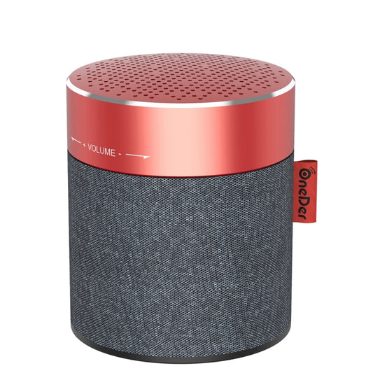 Oneder V13 Mini  Wireless Bluetooth Speaker, Support Hands-free & TF & FM & AUX(Red) - Desktop Speaker by OneDer | Online Shopping UK | buy2fix