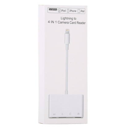 NK-108L 8 Pin to USB + TF Card + SD Card Camera Reader Adapter, Compatible with IOS 9.1 and Above Systems - Converter & Adapter by buy2fix | Online Shopping UK | buy2fix