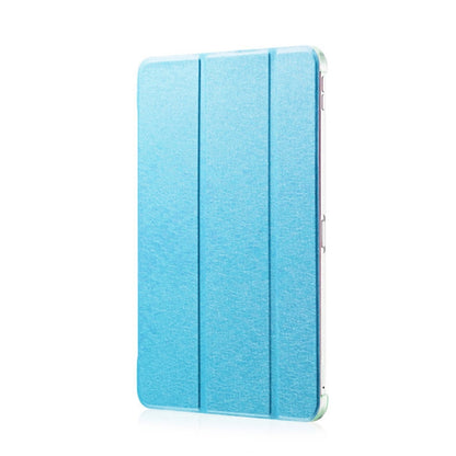 Silk Texture Horizontal Flip  Magnetic PU Leather Case for iPad Air 13 2024 / iPad Pro 12.9 inch (2018), with Three-folding Holder & Sleep / Wake-up Function(Blue) - iPad Pro 11 (2018) Cases by buy2fix | Online Shopping UK | buy2fix