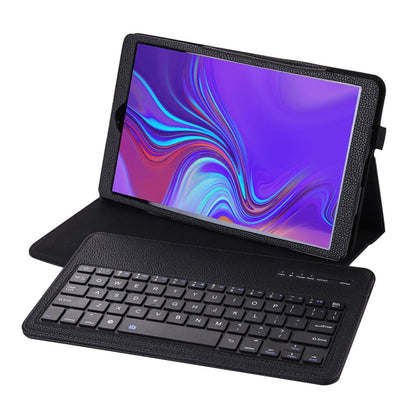 SA510 Detachable Bluetooth Keyboard + Litchi Texture PU Leather Tablet Case with Holder for Galaxy Tab A 10.1 (2019) T510/T515 (Black) - Samsung Keyboard by buy2fix | Online Shopping UK | buy2fix