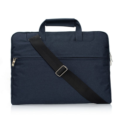 Portable One Shoulder Handheld Zipper Laptop Bag, For 13.3 inch and Below Macbook, Samsung, Lenovo, Sony, DELL Alienware, CHUWI, ASUS, HP (Dark Blue) - 13.3 inch by buy2fix | Online Shopping UK | buy2fix