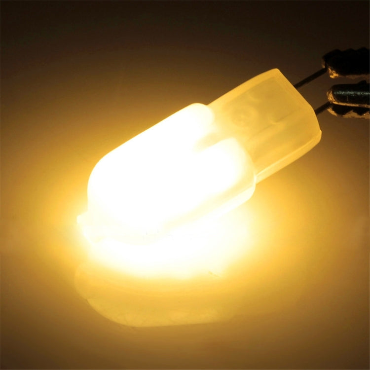 G9 3W 300LM Transparent Cover Corn Light Bulb, 22 LED SMD 2835, AC 220-240V(Warm White) - LED Blubs & Tubes by buy2fix | Online Shopping UK | buy2fix