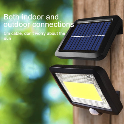 Solar Wall Light COB Separate Human Body Induction Garden Light Waterproof Outdoor Lighting Street Light - Solar Lights by buy2fix | Online Shopping UK | buy2fix