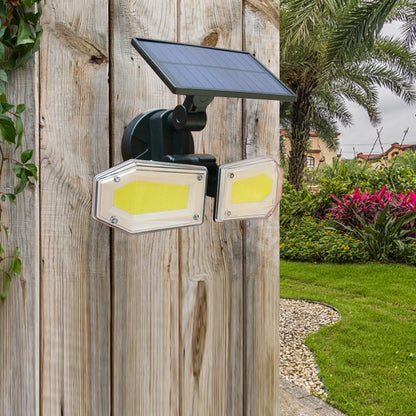 130 COBs Home Lighting Integrated Courtyard Waterproof Double Heads Rotatable Solar Wall Light Street Light - Solar Lights by buy2fix | Online Shopping UK | buy2fix