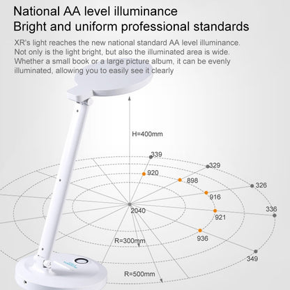 LED Student Learning Eye Protection Foldable Rechargeable Desk Lamp, Built-in 2000mAh Battery - Desk Lamps by buy2fix | Online Shopping UK | buy2fix