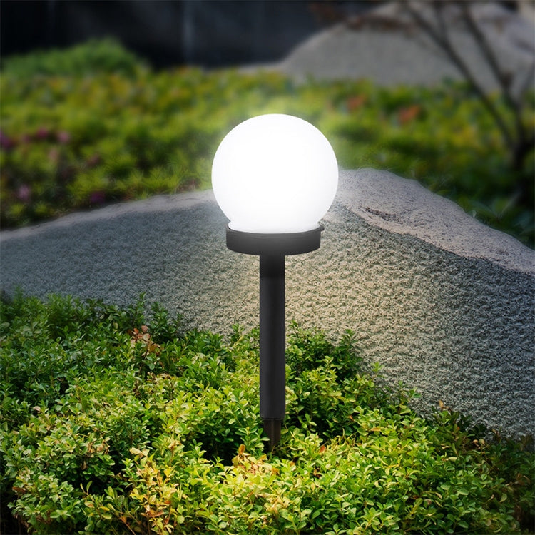 2pcs Light-controlled Bulb-shaped Lawn Light Outdoor Garden Light LED Solar Light - Solar Lights by buy2fix | Online Shopping UK | buy2fix