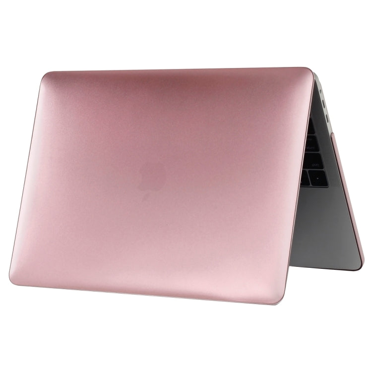 For 2016 New Macbook Pro 13.3 inch A1706 & A1708 Laptop PC + Metal Oil Surface Protective Case (Rose Gold) - MacBook Pro Cases by buy2fix | Online Shopping UK | buy2fix