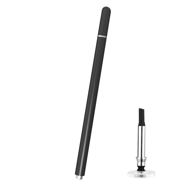 Universal Nano Disc Nib Capacitive Stylus Pen with Magnetic Cap & Spare Nib (Black) - Stylus Pen by buy2fix | Online Shopping UK | buy2fix