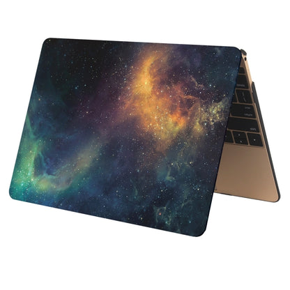 For Macbook Pro Retina 12 inch Starry Sky Patterns Apple Laptop Water Decals PC Protective Case(Green) - MacBook Pro Cases by buy2fix | Online Shopping UK | buy2fix