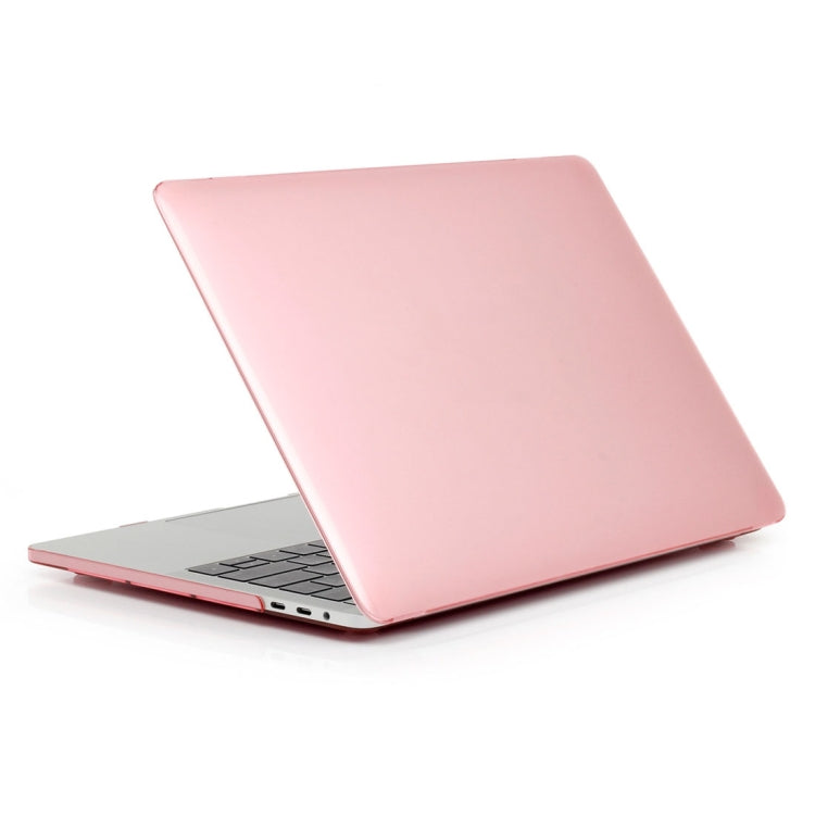 ENKAY Hat-Prince 2 in 1 Crystal Hard Shell Plastic Protective Case + Europe Version Ultra-thin TPU Keyboard Protector Cover for 2016 MacBook Pro 15.4 Inch with Touch Bar (A1707) (Pink) - MacBook Pro Cases by ENKAY | Online Shopping UK | buy2fix