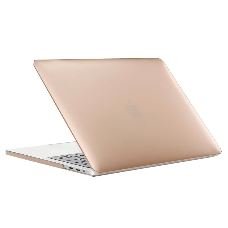 Laptop Metal Style Protective Case for MacBook Pro 15.4 inch A1990 (2018) (Gold) - MacBook Pro Cases by buy2fix | Online Shopping UK | buy2fix