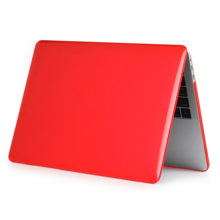 Laptop Crystal Style PC Protective Case for MacBook Pro 15.4 inch A1990 (2018) (Red) - MacBook Pro Cases by buy2fix | Online Shopping UK | buy2fix