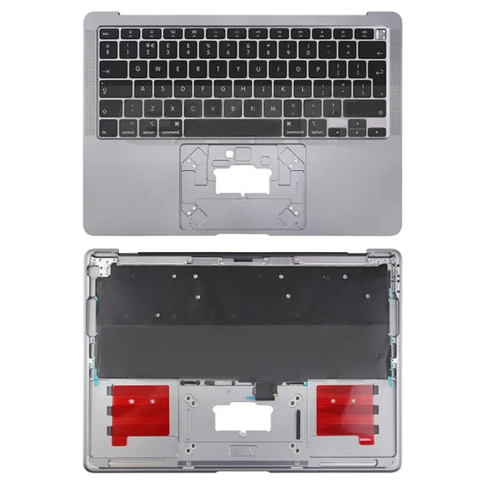 For Macbook Air 13 A2179 2020 C-side Cover + UK Edition Key Board(Black) - Bottom Cover by buy2fix | Online Shopping UK | buy2fix