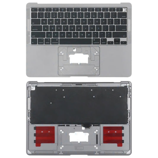 For Macbook Air 13 A2179 2020 C-side Cover + US Edition Key Board (Grey) - Bottom Cover by buy2fix | Online Shopping UK | buy2fix